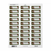 Baby Duif Etiket (Full Sheet)
