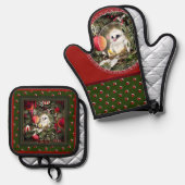 Baby Duif Ovenwant & Pannenlap Set (Voorkant / Achterkant)