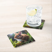 Baby Dwerg konijntje, Kartonnen Onderzetters (Insitu)