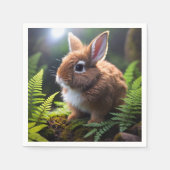 Baby Dwerg konijntje, Servet (Voorkant)