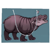 Baby Dwergnijlpaard Groot Cadeauzakje (Achterkant)