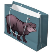Baby Dwergnijlpaard Groot Cadeauzakje (Voorkant Gekanteld)