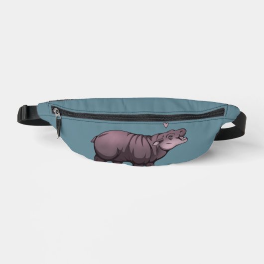 Baby Dwergnijlpaard Heuptasje (Voorkant)