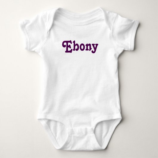 Baby Ebony Romper (Voorkant)
