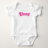 Baby Ebony Romper (Voorkant)