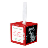 Baby echo nieuwe ouders decoratie (Voorkant hoekig)