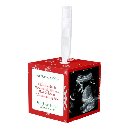 Baby echo nieuwe ouders decoratie (Voorkant hoekig)