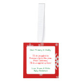 Baby echo nieuwe ouders decoratie (Voorkant)