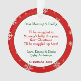 Baby echo nieuwe ouders ornament