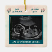 Baby Echografie 1st Christmas Zwanger Ornament (Voorkant)