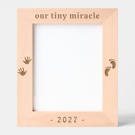 Baby Echografie Nieuwe Ouders Gift Gegraveerde Lijstjes (Voorkant)