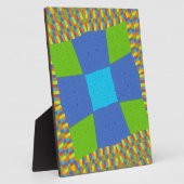 Baby eco-groene Gecontroleerde blauwcyaan Fotoplaat (Zijkant)