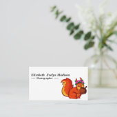 baby eekhoorn 568 visitekaartje (Staand voorkant)