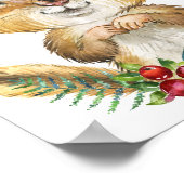 Baby Eekhoorn Bosdier Poster | Kunst aan de Wand (Hoek)