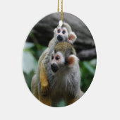 Baby eekhoorn keramisch ornament (Rechts)