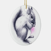 baby eekhoorn keramisch ornament (Rechts)