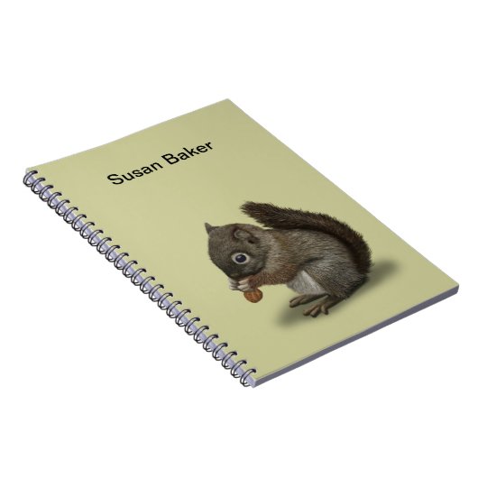 Baby eekhoorn notitieboek (Rechterzijde)