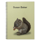 Baby eekhoorn notitieboek (Voorkant)