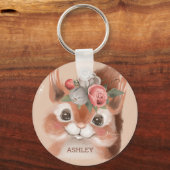 Baby eekhoorn Sleutelhanger (Achterkant)