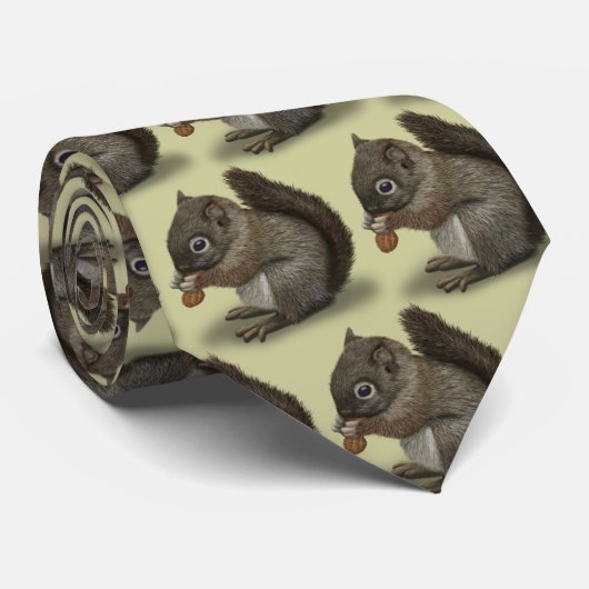 Baby eekhoorn stropdas (Opgerold)
