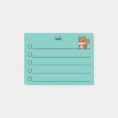 Baby Eekhoorn takenlijst Post-it® Notes (Voorkant)