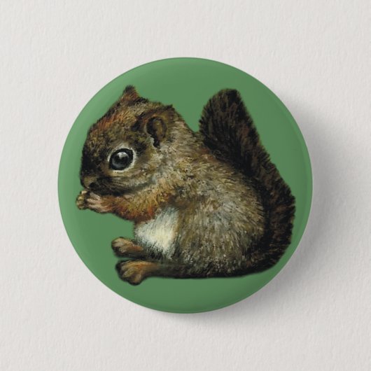 baby-eekhoornplaatje ronde button 5,7 cm (Voorkant)