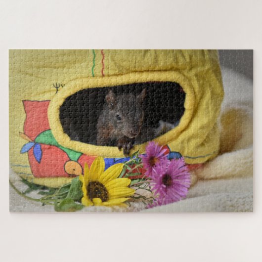 baby eekhoornpuzzel legpuzzel (Horizontaal)