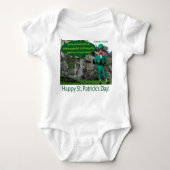 baby één stuk. Gelukkige St. Patrick's Day, Iers Romper (Voorkant)