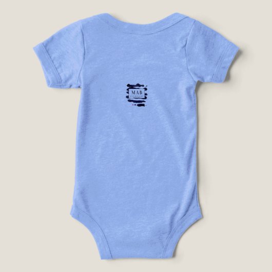 Baby Een stuk met originele kunst (Design achterkant)