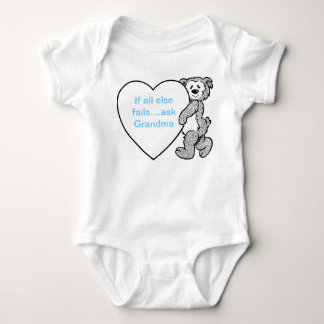 Baby één stuk onder shirt