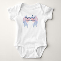 Baby één stuk wit carrosseriepak t-shirt