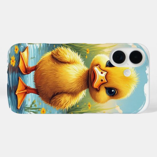 Baby Eend Case-Mate iPhone Case (Achterkant (horizontaal))