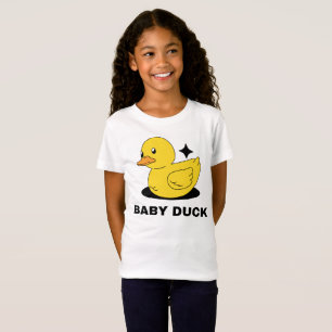 Baby eend gedrukte T-shirt voor meisjes