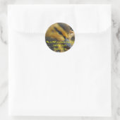 Baby eend - onschuld ronde sticker (Tas)