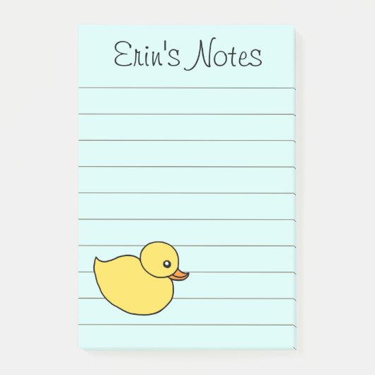Baby Eend To Do List Post It Notities Post-it® Notes (Voorkant)
