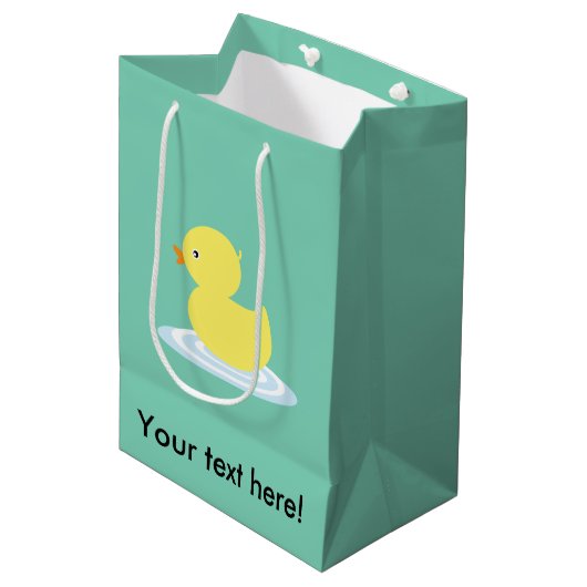 Baby eenden cartoon medium cadeauzakje (Voorkant Gekanteld)