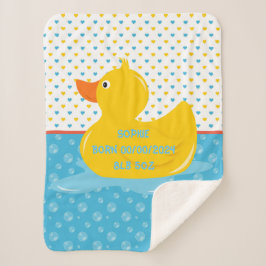 Baby eendendeken sherpa deken