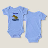 Baby Eendje Infant Onesie (Ontwerp Voorkant & Achterkant)