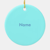 Baby Eendje Keramisch Ornament (Achterkant)