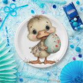 Baby Eendje Papieren Bordje (Feest)