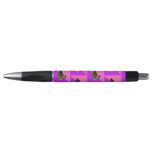 Baby Eendjes op Roze Framboos en Paarse Sorbet Pen
