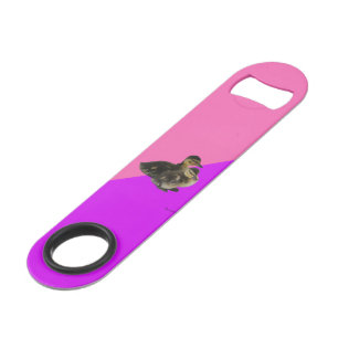 Baby Eendjes op Roze Framboos en Paarse Sorbet Speed Flessenopener