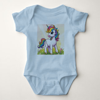 Baby Eenhoorn baby shirt