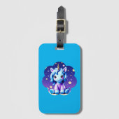 Baby Eenhoorn in Bagagelabel van PJ (Voorkant (verticaal))