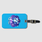 Baby Eenhoorn in Bagagelabel van PJ (Voorkant (horizontaal))