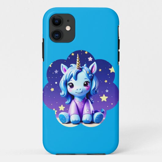 Baby Eenhoorn In PJ's iPhone / iPad case (Achterkant)