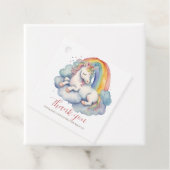 Baby Eenhoorn Meisjes Baby shower Dank u Bedankjes Labels (In situ)