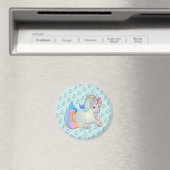 Baby Eenhoorn Regenboog Pony Magneet (Insitu (Vaatwasser))