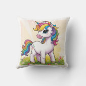 Baby eenhoornkussen kussen (Achterkant)