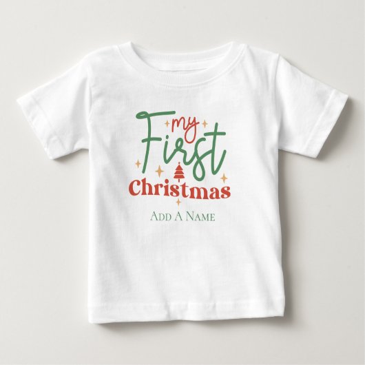 Baby Eerste 1e Kerst Geschenk voor Nieuw  (Voorkant)